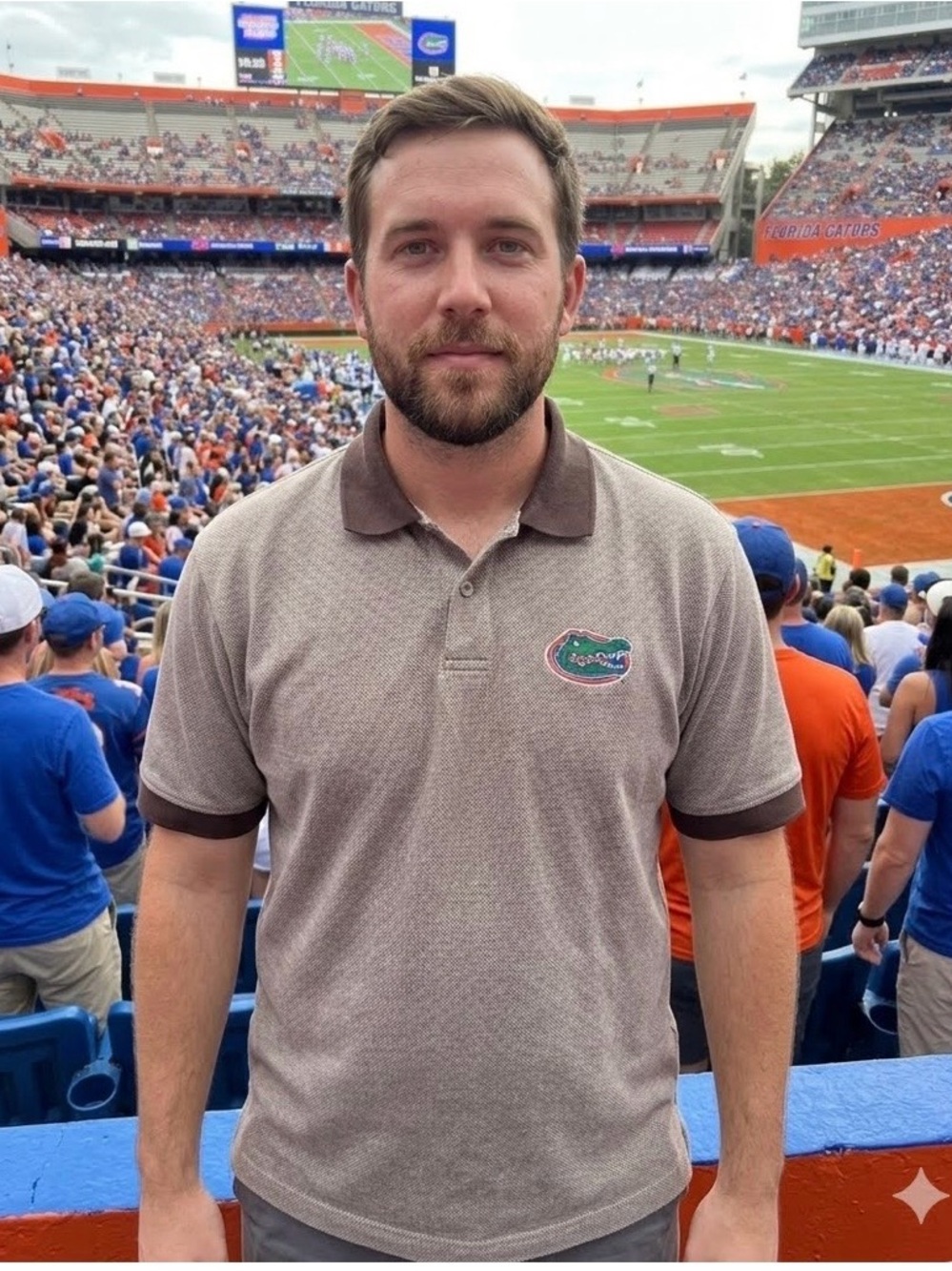 🏈Iron Knights Athletics Men’s Florida Gator Golf Shirt Medium